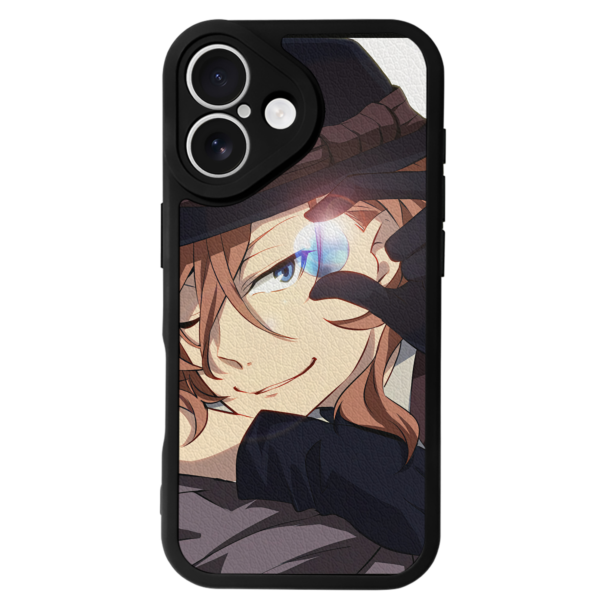 （画像用） 文豪ストレイドッグス Bungo Stray Dogs 【iPhone 16シリーズ対応】シリコンスマホケース（レザー調） 材質：シリコン